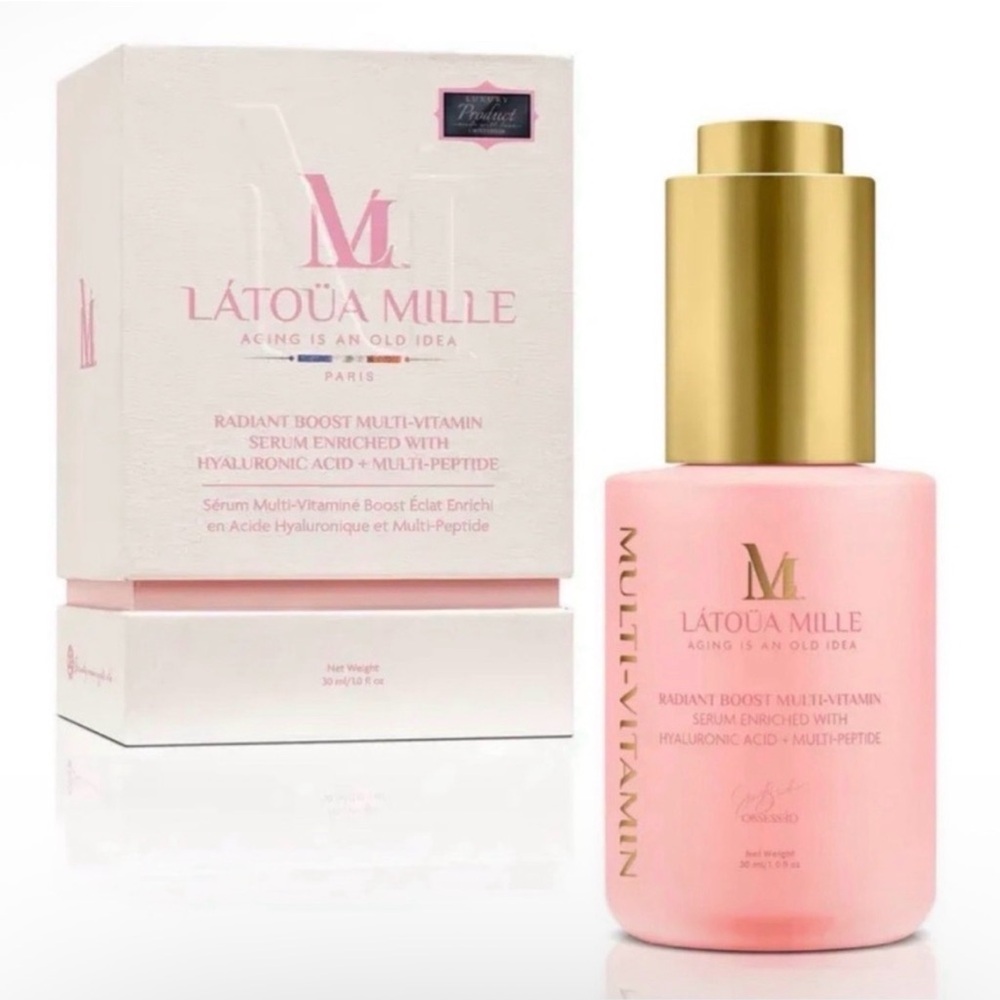 Látoua Mille Radiant Boost Multi-Vitamin Serum w/Hyaluronic Acid MultiPeptides